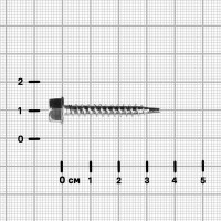 Саморезы по дереву оцинкованные 4.8x35 мм 60 шт.