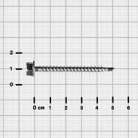 Саморезы по дереву оцинкованные 4.8x51 мм 40 шт.