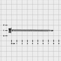 Саморезы по дереву оцинкованные 4.8x80 мм 20 шт.