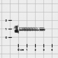 Саморезы по дереву оцинкованные 5.5x32 мм 60 шт.