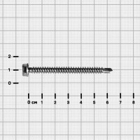 Саморезы по дереву оцинкованные 5.5x64 мм 40 шт.