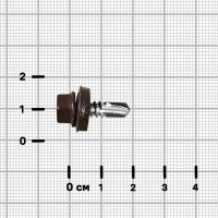 Саморезы по металлу оцинкованные 6.3x19 мм 10 шт. RAL 8017