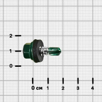 Саморезы по металлу оцинкованные 6.3x19 мм 10 шт. RAL 6005