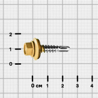 Саморезы по металлу оцинкованные 5.5x25 мм 80 шт. RAL 1014