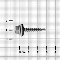 Саморезы по дереву оцинкованные 4.8x29 мм 8 шт. RAL 7004