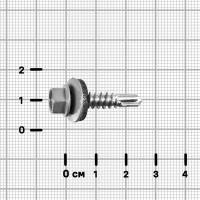 Саморезы по металлу оцинкованные 5.5x25 мм 8 шт. RAL 7004