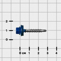 Саморезы по дереву оцинкованные 4.8x29 мм 8 шт. RAL 5005