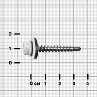 Саморезы по дереву оцинкованные 4.8x35 мм 6 шт. RAL 9003