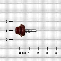 Саморезы по металлу оцинкованные 4.8x19 мм 10 шт. RAL 3005