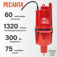 Насос садовый колодезный Ресанта НВ-22Н/10 10 м 1320 л/ч