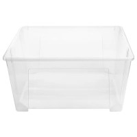 Ящик универсальный Tex-Box 78.5x58.8x40.5 см с крышкой полипропилен цвет прозрачный