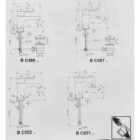 Смеситель для раковины Ideal Standard Alpha BC552AA однорычажный цвет хром