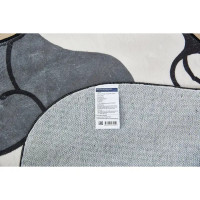 Ковер Kindora Хаски 60x100 см полиэстер DH-110 цвет серый