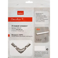 Уголок для плинтуса полистирол NMC C100-C3 белый 4 шт