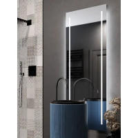 Зеркало для ванной Omega Glass Kascata SD85 с подсветкой 55x140 см
