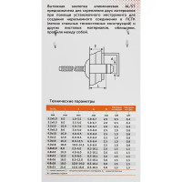 Заклепка вытяжная Sormat 4x18 мм, 25 шт.