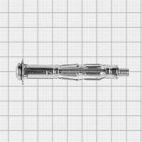 Анкер Молли для гипсокартона Sormat, 6x72 мм, металл, 2 шт.