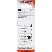 Анкер Молли для гипсокартона Sormat, 6x72 мм, металл, 2 шт.