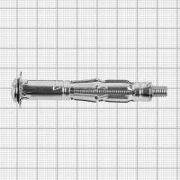 Анкер Молли для гипсокартона Sormat, 6x72 мм, металл, 10 шт.