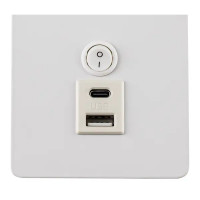 Настенный светильник светодиодный Freya FR5341WL-L3W 3 Вт USB цвет белый