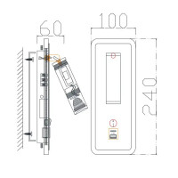 Настенный светильник светодиодный Freya Suite FR5345WL-L3W 10 Вт USB цвет белый