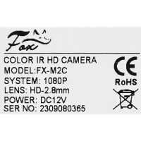 IP камера уличная FX-M2C MIC 2 Мп цилиндрическая цвет белый