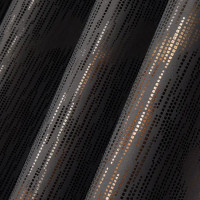 Штора на ленте Штрихи 160x260 см цвет графит