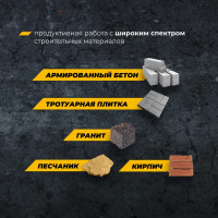Диск алмазный сегментный по железобетону и камню Rage 600128 125x22.23x2.2 мм