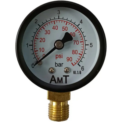 Манометр радиальный 0.6 Мпа 1/4\