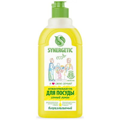 Средство для посуды Synergetic Лимон 500 мл