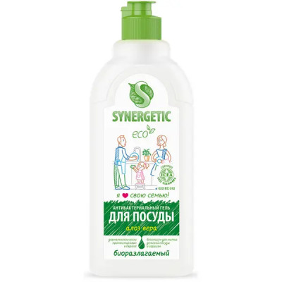 Средство для посуды Synergetic Алоэ 500 мл