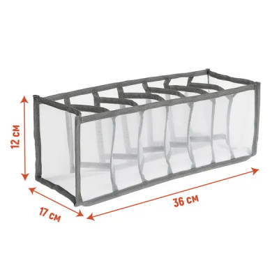 Органайзер Smart Storage 17x36x12 см нейлон серый