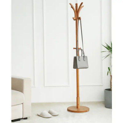 Вешалка напольная Vidage Цей 33x170x33 см дерево цвет бук