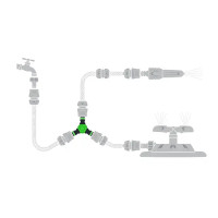 Тройник соединительный для шланга Amigo 79150 1/2\