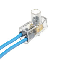 Зажим для кабеля КЗВИ 2x2.5 мм², пластик