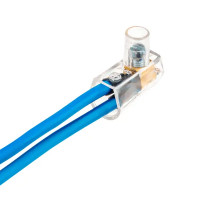 Зажим для кабеля КЗВИ 2x4 мм², пластик