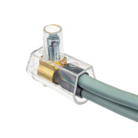 Зажим для кабеля КЗВИ 2x6 мм², пластик