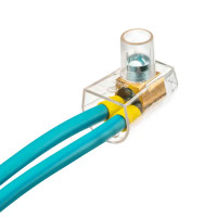 Зажим для кабеля КЗВИ 2x16 мм², пластик