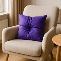 Подушка водоотталкивающая Linen Way 45x45 см цвет сирень