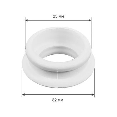 Манжета ДТРД 32x25 мм цвет белый