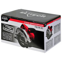 Пила циркулярная сетевая Elitech ПД 08-40, 800 Вт, 140 мм