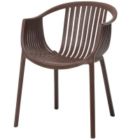 Кресло Vernaccia 64x54x76 см пластик цвет коричневый