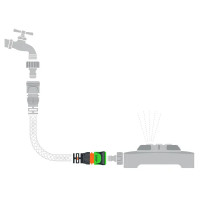 Коннектор для шланга с автостопом Amigo 79861 1/2\