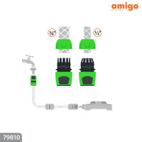 Коннектор для шланга Amigo 79810 1/2\