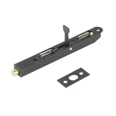 Шпингалет торцевой EDS-401-140 цвет черный