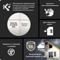 Краска фасадная PX Extreme One матовая цвет белый BW 2.5 л