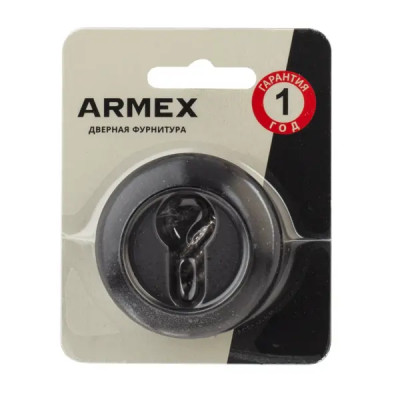 Накладка на цилиндр Armex DP-C-14 11.5x53.5 мм цвет черный матовый