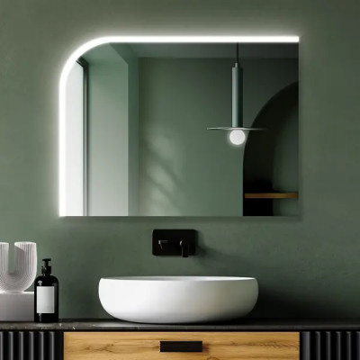 Зеркало для ванной Стокгольм DSST8060 с подсветкой сенсорное 80x60 см