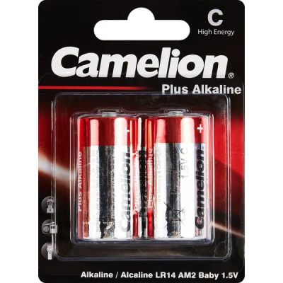 Батарейка алкалиновая Camelion Plus Alkaline LR14-BP2 2 шт.