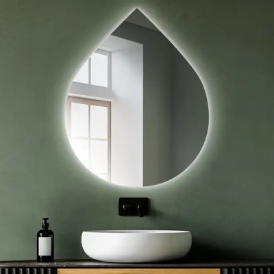 Зеркало для ванной Монако DSMK80 с подсветкой сенсорное с подогревом 67x80 см
